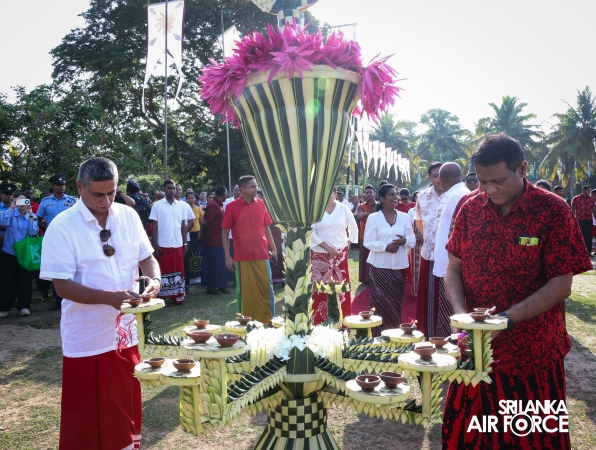 VIBRANT TRADITIONS AND SPIRITED CELEBRATIONS MARK ‘AURUDU UDANAYA’ AT SLAF BASE KATUNAYAKE