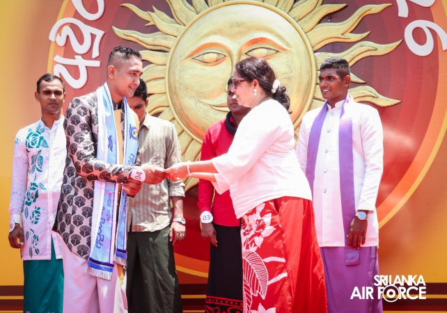 VIBRANT TRADITIONS AND SPIRITED CELEBRATIONS MARK ‘AURUDU UDANAYA’ AT SLAF BASE KATUNAYAKE