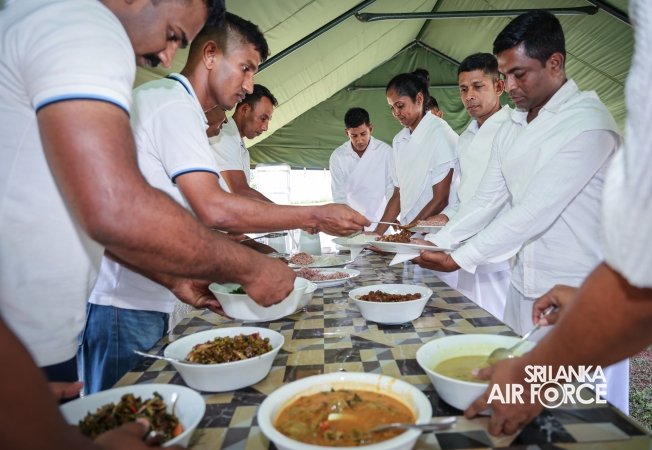 11TH SRI AVIATION CONTINGENT IN MINUSCA MARKS POSON POYA DAY WITH RELIGIOUS OBSERVANCES AT BRIA