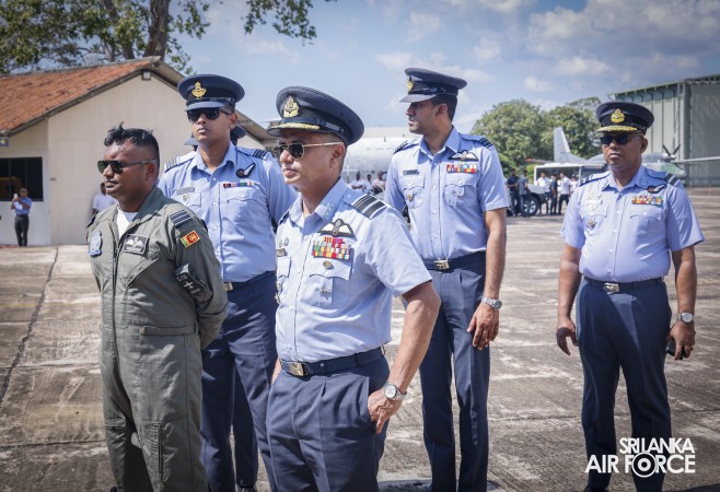 UNITED STATES AIR FORCE C-130 AIRCRAFT ARRIVE IN SRI LANKA TO SUPPORT CYCLONE DITWA RELIEF OPERATIONS
