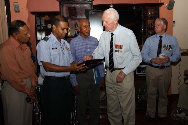 Royal Air Force Veterans Visit SLAF Colombo