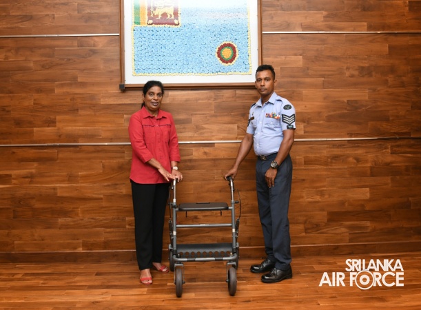 SLAF SEVA VANITHA UNIT DONATES MOBILITY AIDS TO DESERVING FAMILY MEMBERS OF SERVICE PERSONNEL