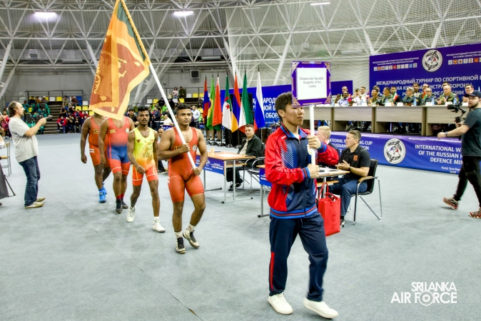 SRI LANKA ARMED FORCES DELIVER COMMENDABLE PERFORMANCE AT 4TH INTERNATIONAL MILITARY WRESTLING TOURNAMENT – RUSSIAN DEFENCE MIN